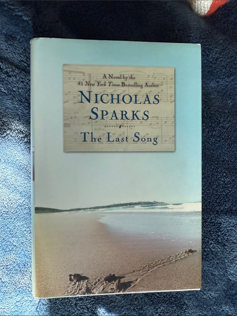 Nicholas Sparks "The Last Song" Hardcover Book - Light Blue Cover